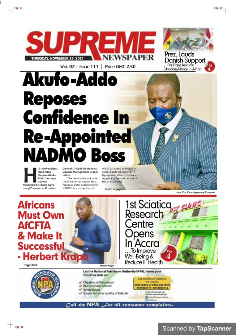 1st Sciatica research centre opens in Accra, Supreme News paper